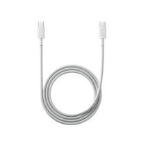Xiaomi 3A Cable Trenzado USB-C to USB-C 60W (1m) (Blanco)