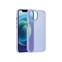 Funda satinada mate para iPhone 15 Pro (lavanda)