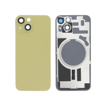 Tapa trasera Completa Amarilla iPhone 14 (Con MagSafe) (Sin Logo)