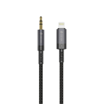 DEVIA Cable Lightning a Jack 3,5mm 1m (Negro)