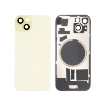 Tapa trasera amarilla iPhone 15 (con MagSafe) (sin logo)