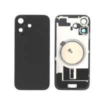 Tapa trasera negra iPhone 17 (Sin logo)