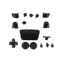 16-Tasten-Set für PS5 DualSense Controller (Schwarz) (BDM-020)