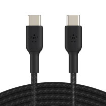 BELKIN Cable Trenzado USB-C a USB-C 2m (Negro)