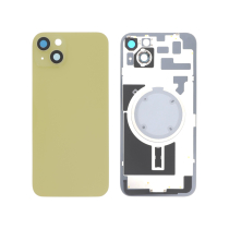 Tapa trasera Complète Jaune iPhone 14 Plus (Avec MagSafe) (Sin Logo)