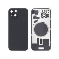 Tapa trasera negra iPhone 15 (Con MagSafe) (Sin Logo)