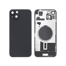 Tapa trasera negra iPhone 15 Plus (con MagSafe) (Sin logo)