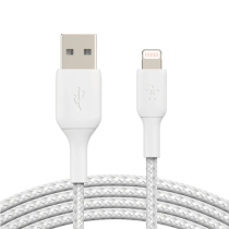 BELKIN Cable Trenzado Lightning 3m (Blanco)