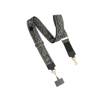 FAIRPLAY Cadena Larga 120cm PERLA (Gris/Negro)