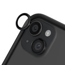 RHINOSHIELD Protección de cámara iPhone 15/15 Plus (Negro)