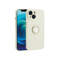 Funda para iPhone 16 Plus con agarre para dedos (blanca)
