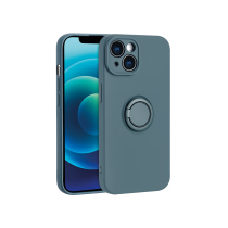 Funda para iPhone 16 Pro con agarre para dedos (azul)