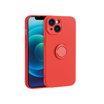 Funda para iPhone 13 Pro con agarre para dedos (rojo)