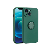 Funda para iPhone 13 Pro con agarre para dedos (verde militar)