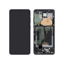 Pantalla completa negra OLED Galaxy S20+ (G985F/G986B) (Con chasis)