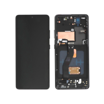 Pantalla completa negra Galaxy S21 Ultra (Con chasis) (ReLife)
