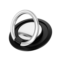 Soporte Teléfono Anillo (Zinc/ABS) (Negro)